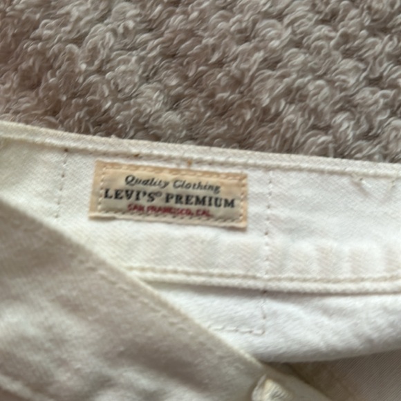 worn once white levi’s 501 - Picture 3 of 3